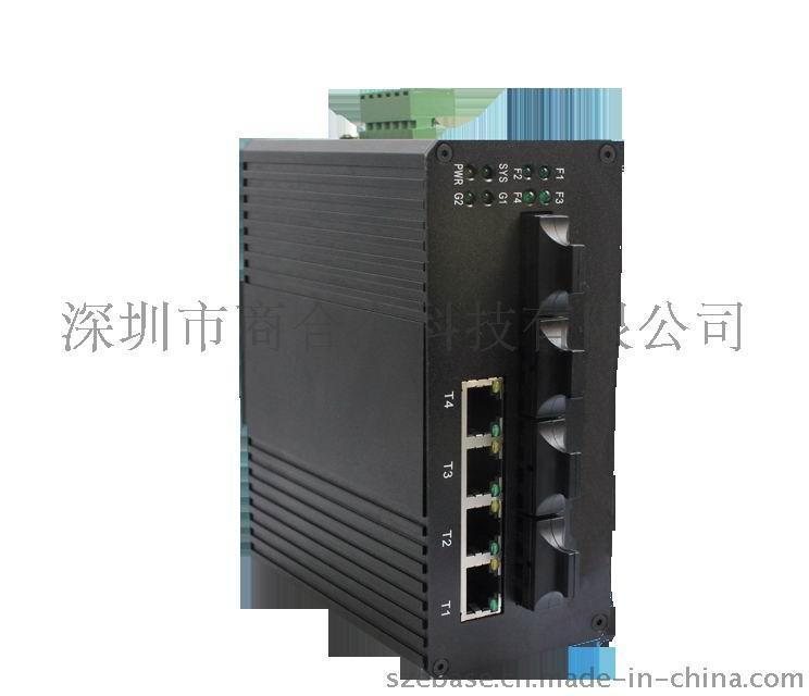 4口网管型工业以太网交换机E-640W-4F-4T