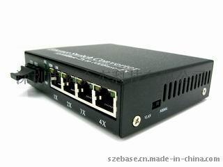 易睿信四口网络光纤收发器E-5504